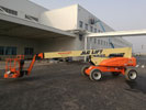 E600J曲臂式高空作業(yè)平臺(tái)車交付長(zhǎng)安福特汽車有限公司熱成型工廠